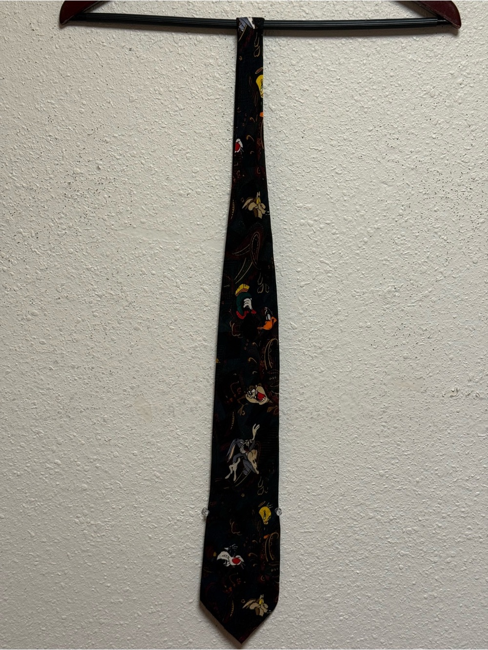 Men's tie vintage looney tunes manía 100% silk